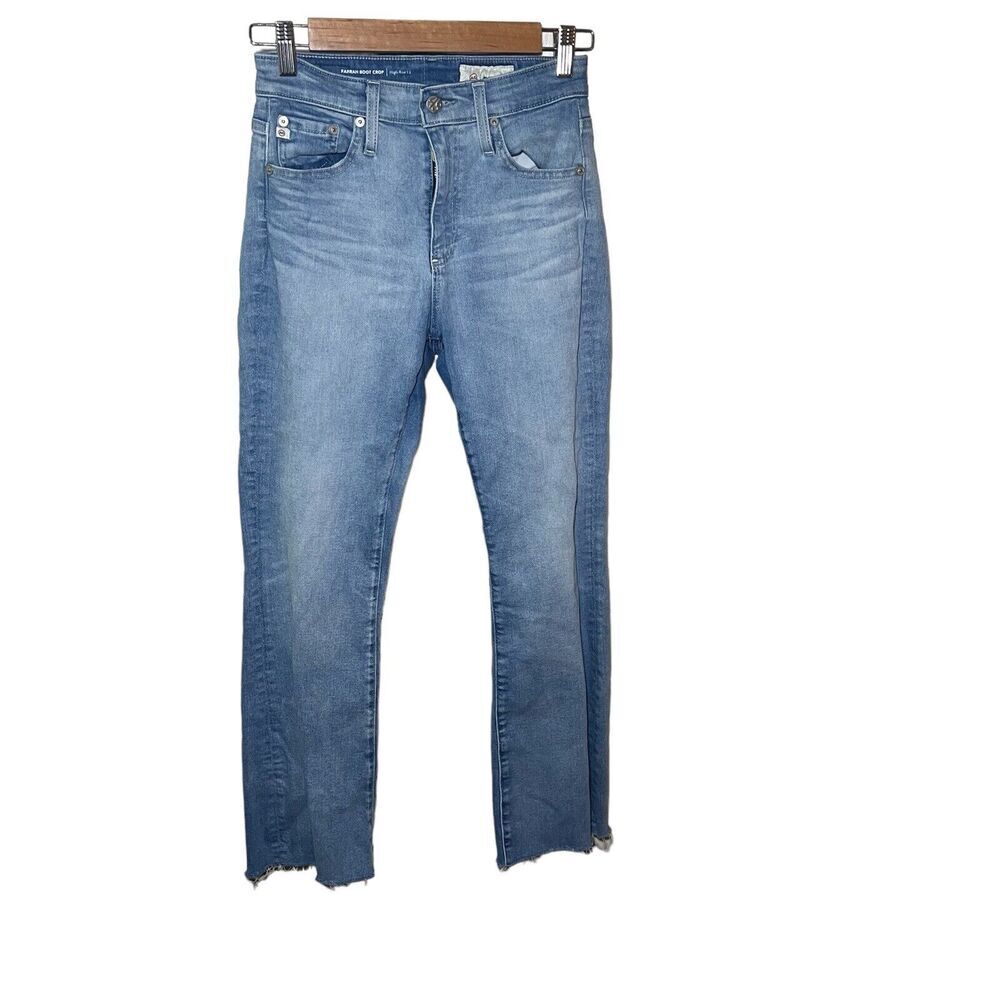 Ag Adriano Goldschmied Women's Blue Boot Cut Jeans